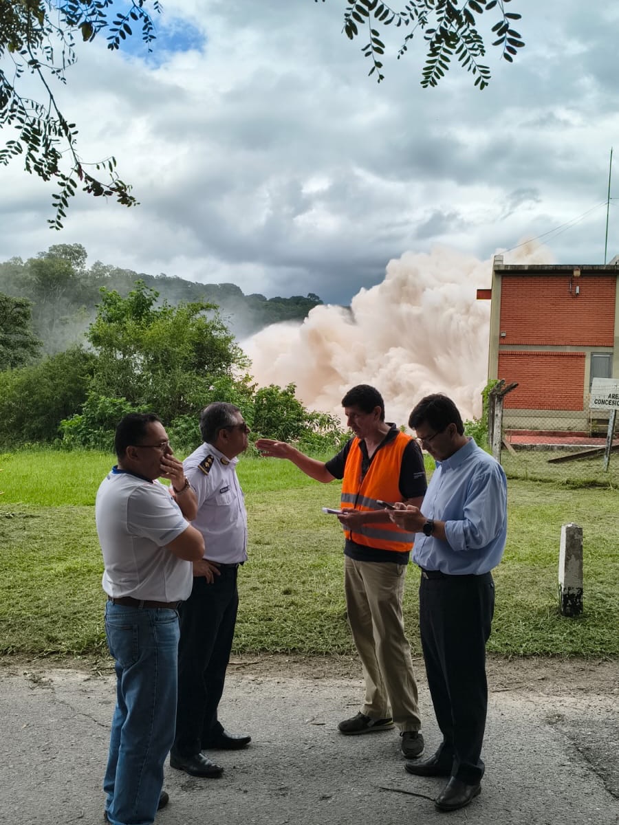 Supervisión de la situación hídrica en El Cadillal