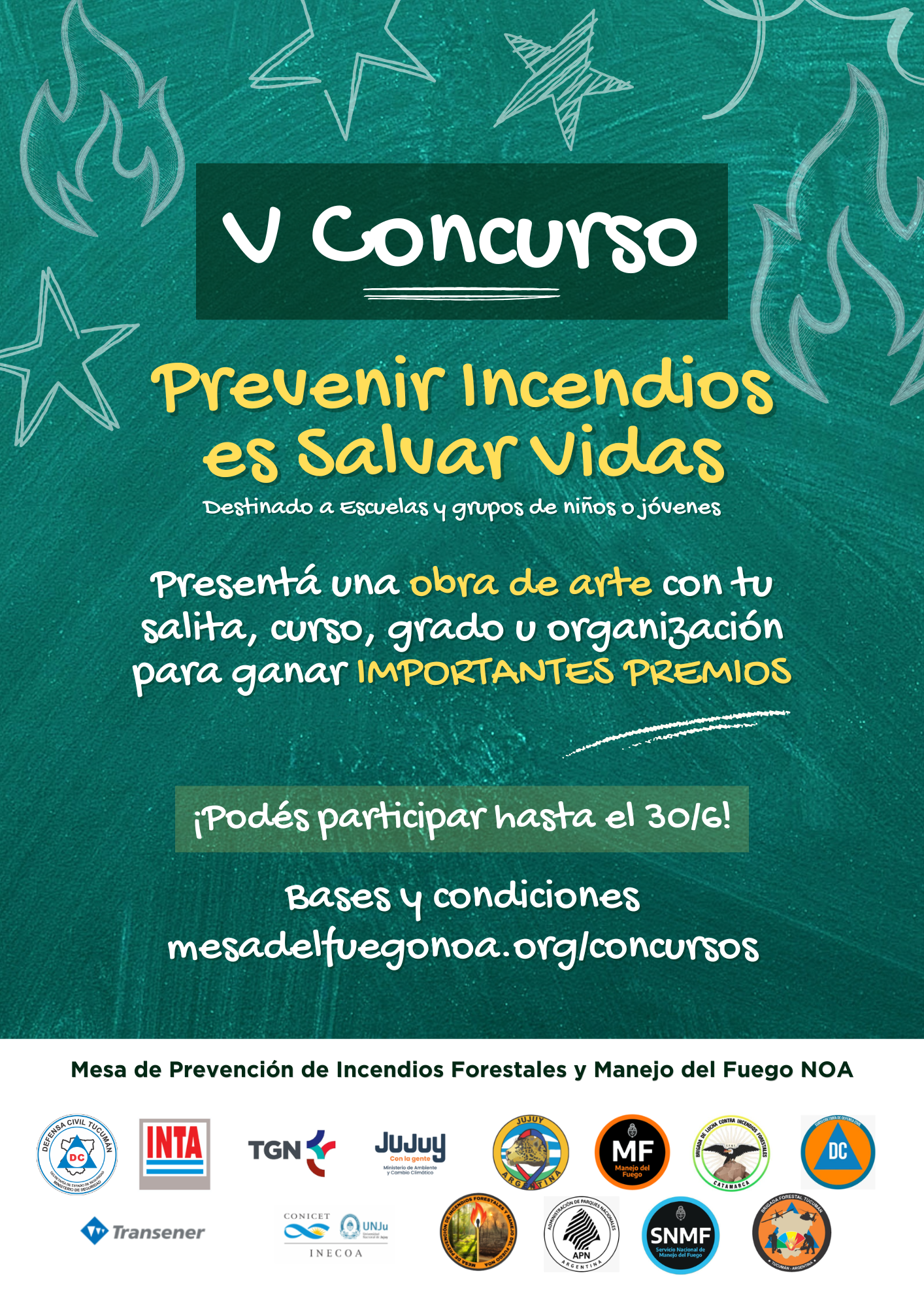 V Concurso “Prevenir incendios es salvar vidas” 2026