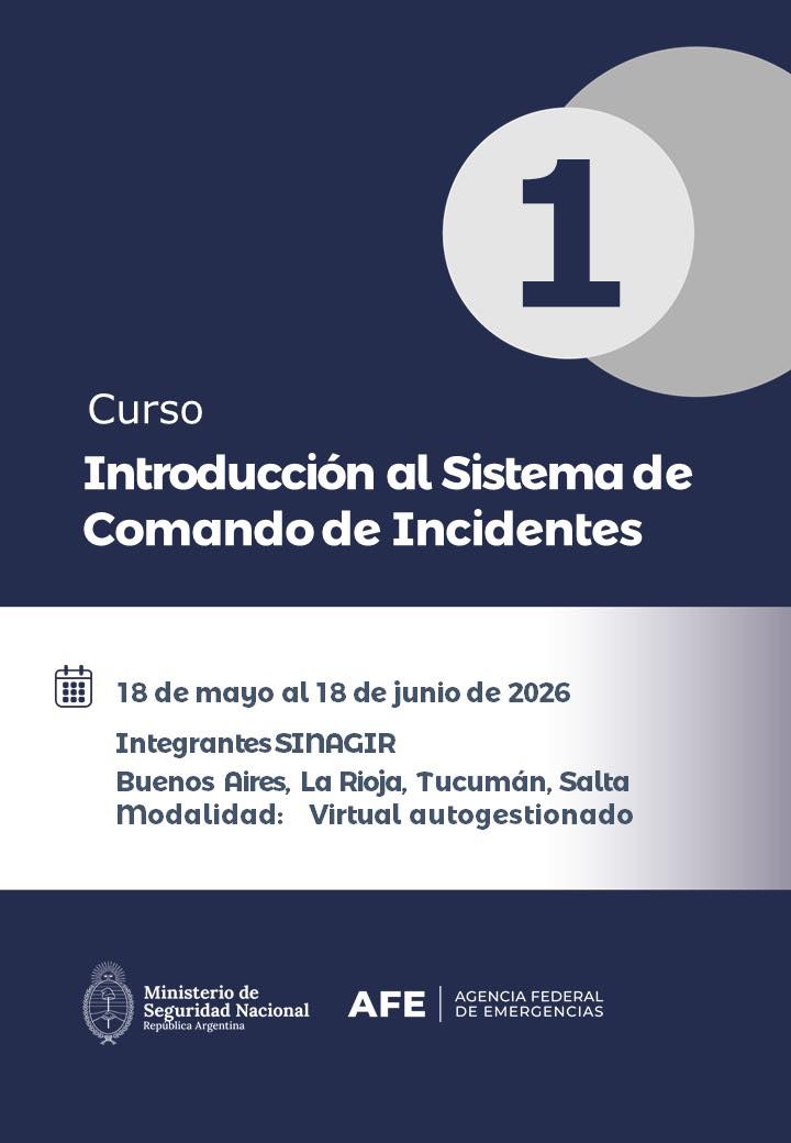 Invitación | Curso “Introducción al Sistema de Comando de Incidentes”