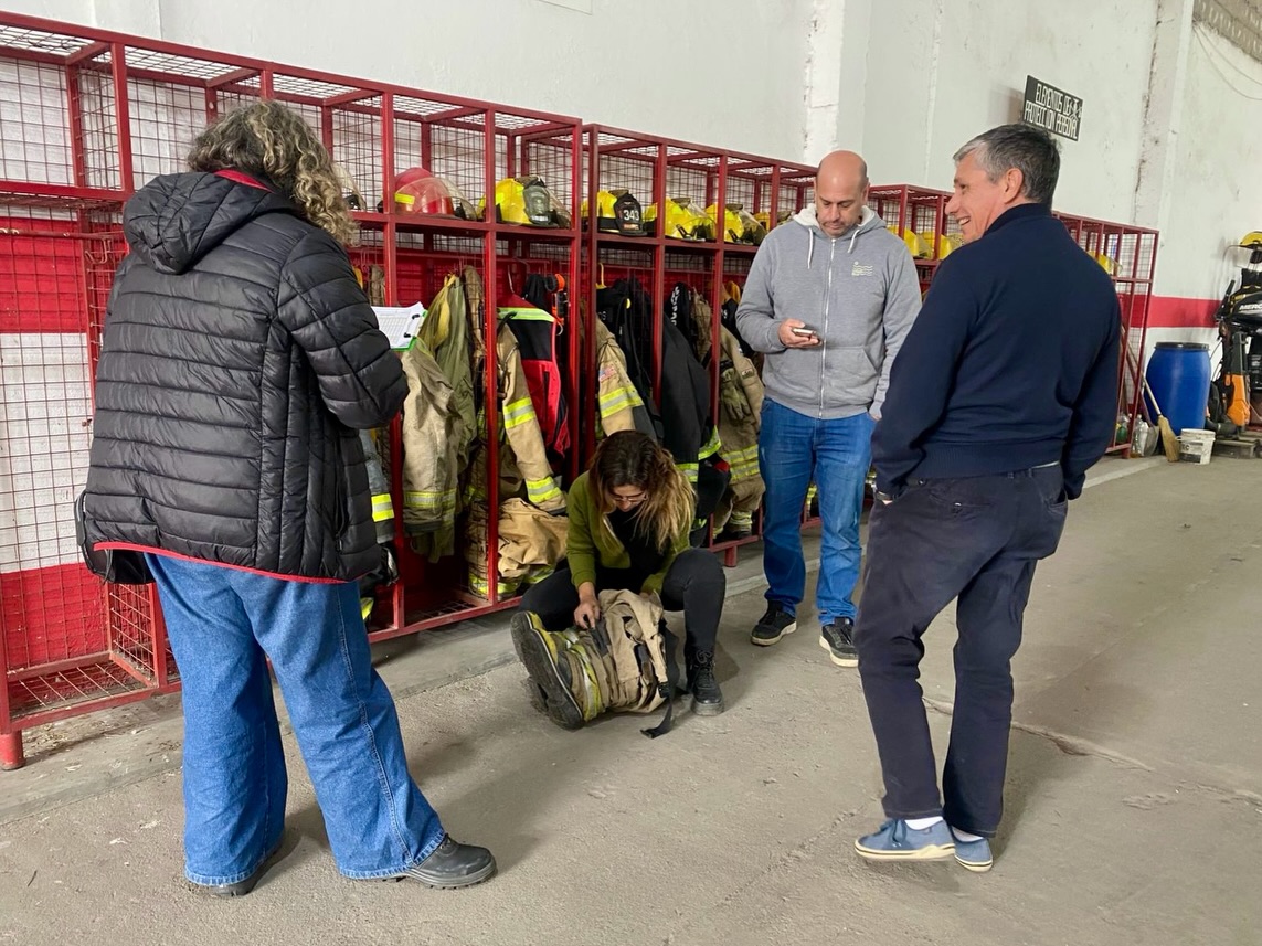 Relevamiento de equipamiento en Asociaciones de Bomberos Voluntarios