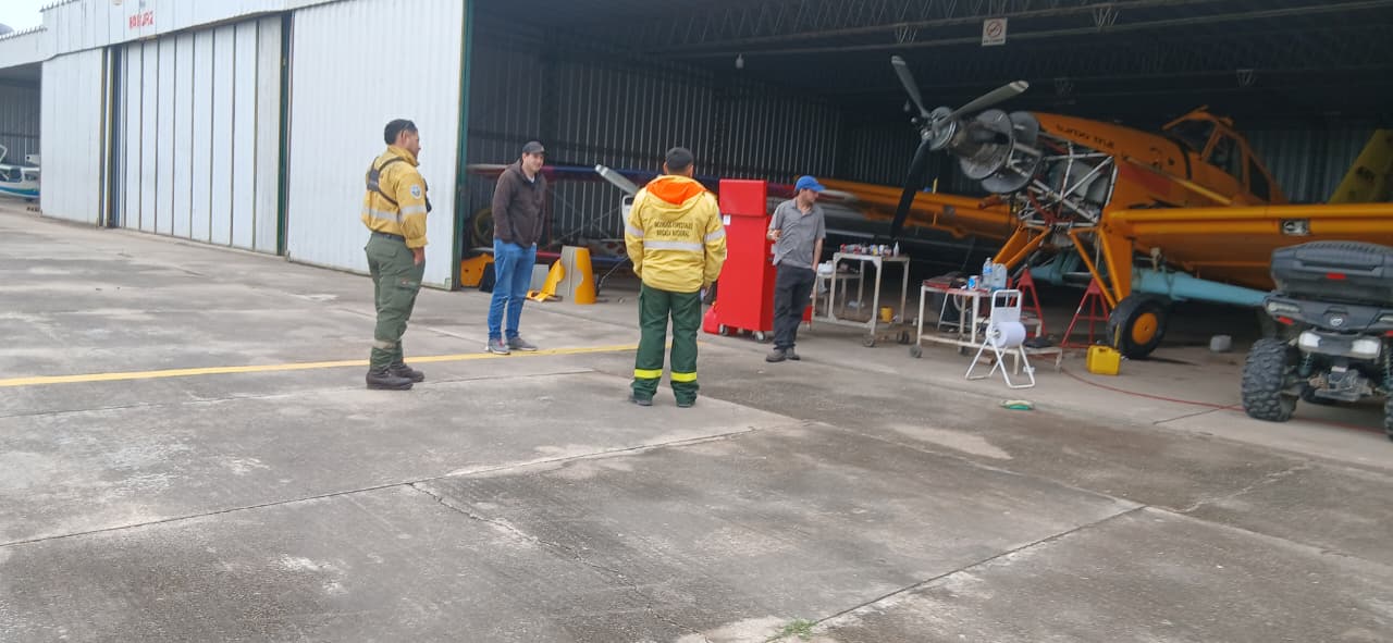 Relevamiento de aeródromos para la temporada de incendios forestales