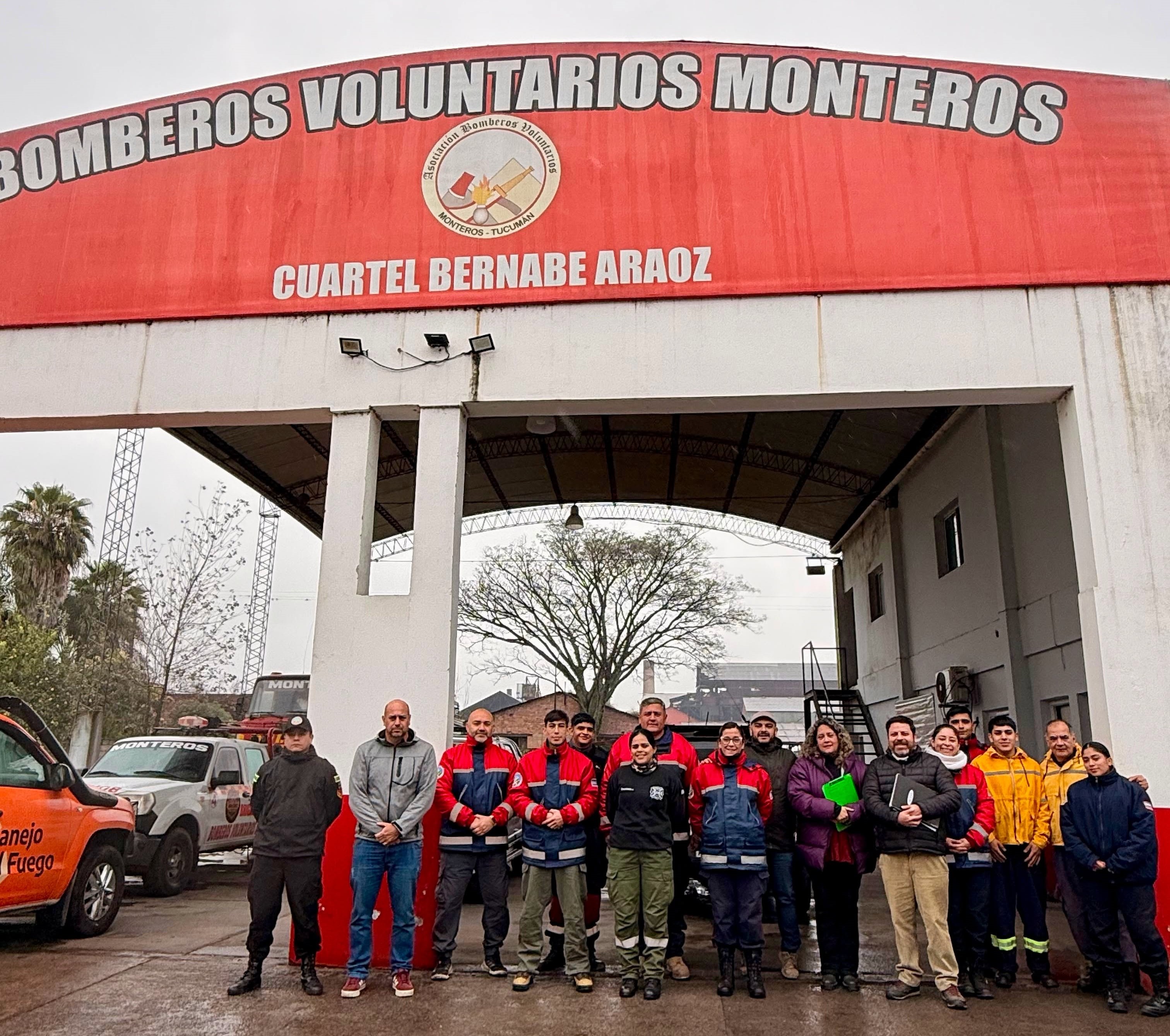 Relevamiento de equipamiento en Bomberos Voluntarios